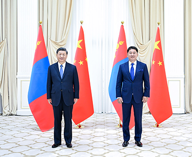 习近平会见蒙古国总统呼日勒苏赫 