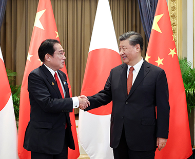 习近平会见日本首相岸田文雄